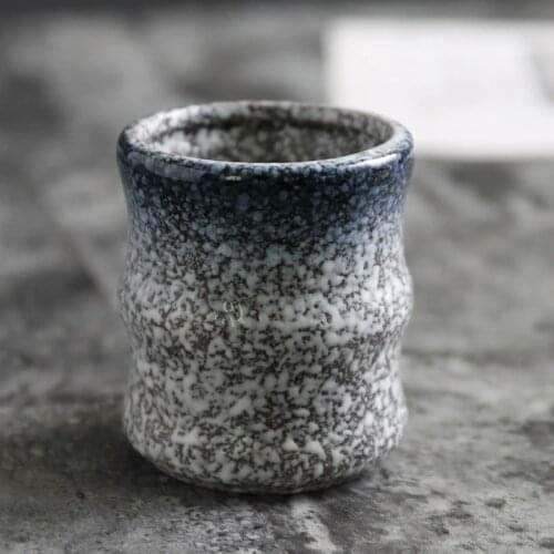 Ceramic Coarse Pottery Tea cup Retro Coffee Milk Tea Cups Small Tea Bowl Master Cup Teaware Drinkware Home Decor Crafts