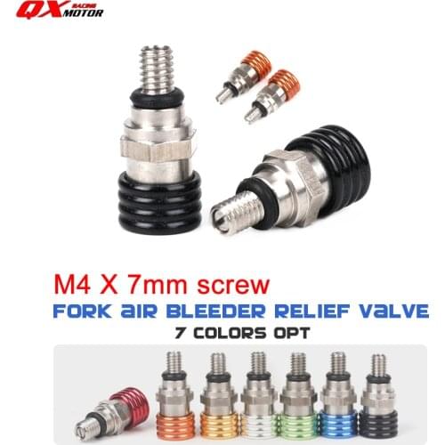 M4 Fork Air Bleeder Relief Valve For SX SXF XC XCF XCW EXC EXCW EXCF XCR FE TE 125 200 250 300 350 400 450 500 505 530 Motorbike