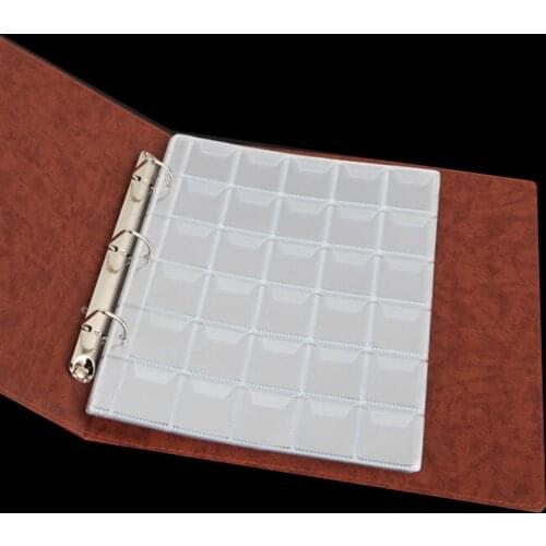 1PCS/2PCS 30 Pockets Classic Coin Holders Sheets For Storage Collection Album Pockets Coin Storage Interleaf Album Pages