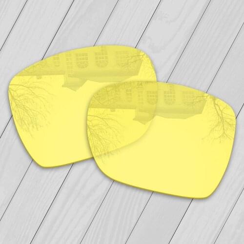 E.O.S Replacement Lenses for Oakley Dispatch 1 OO9090 Sunglasses - HD Yellow Non Polarized