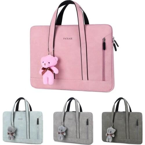 TopFight Waterproof Notebook Laptop Case 13"15" Laptop MacBook Air Pro 13 Sleeve Case Cover Notebook Accessory Women Briefcase