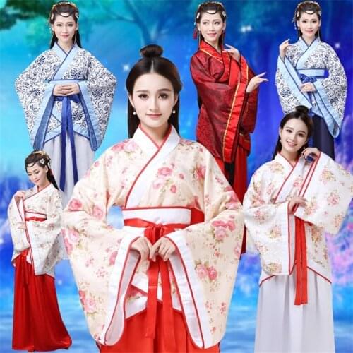 12 Styles Hanfu Embroidery Tang Suit for Lady Chinese Traditional Ancient Dance Costumes Women National Stage Ethnic Outfit