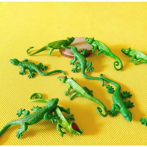 10Pcs/lizards/doll house//miniatures/lovely cute/fairy garden gnome/moss terrarium decor/crafts/bonsai/ DIY supplies/figurine
