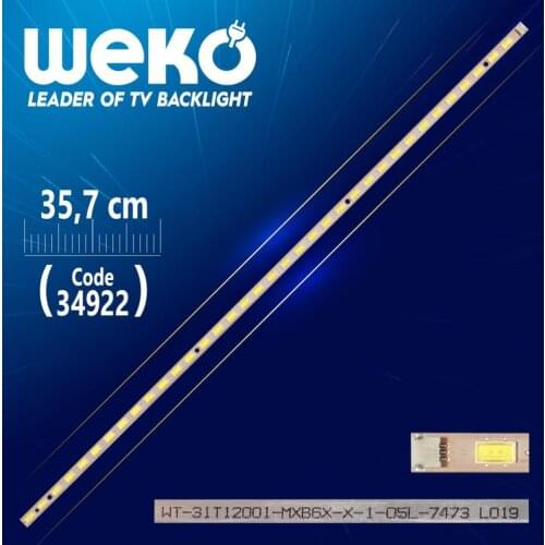 31T12-01A - WT-31T12001-MXB6X-X-1-05L-7629 L019 - 35.7 CM 36 LED- (WK-756)