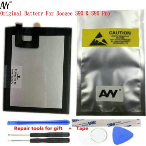 AVY 5050mAh Battery for Doogee S90 & S90 Pro Replacement Original Bateria Rechargeable Li-polymer Batteries Repair Tools