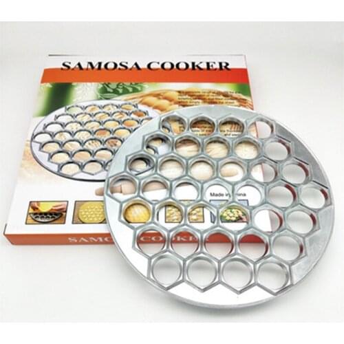 Aluminum Dumpling Mold 37 Hole Dumpling Maker Manufacturer Aluminum Dumpling Mold Kitchen DIY Tool for Making Pastry Dumplings