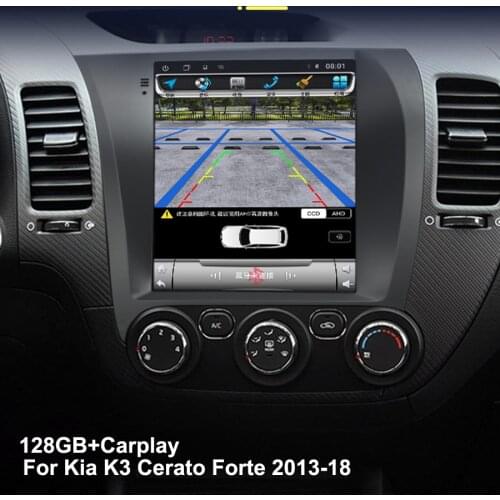 Tesla Screen 128GB Car Multimedia GPS Navigation For Kia K3 Cerato Forte 2013 Autoradio Bluetooth Stereo Android 10 Head Unit