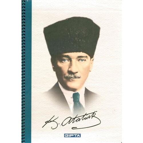 Gıpta 100 Sheets Ruled Notebook (Kemal Atatürk)