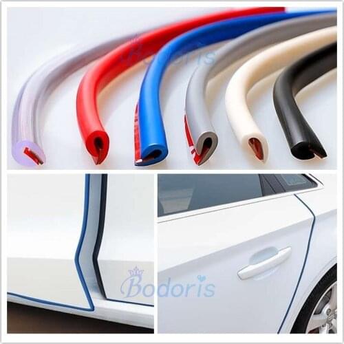 For Toyota C-HR CHR C HR 6 Colors Door Sound Off Mute Rear Trunk Crash Barriers Moulding Stripes Car Styling Accessories