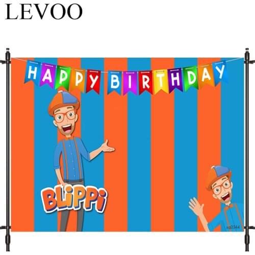 LEVOO Photographic Background Stripe Uncle Birthday Cartoons Bunting Photo Studio Photocall Printed Shoot Prop Decor Fabric