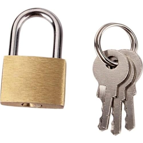 Small Size Wolf Dog Copper Padlock Wolf Head Brass Lock Small Locks Door Locks Anti-Rust Lock Core With 3 Keys