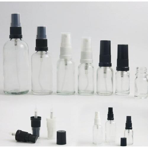20 x 5ml 10ml 15ml 30ml Refillable Sample Perfume Glass Bottle Travel Empty Spray Atomizer Bottles Cosmetic Packaging Container