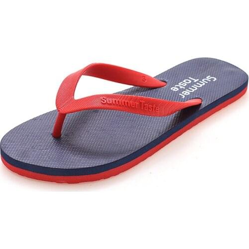2021 New Mens Flip-flops Fashion Trend Design Waterproof Non-slip Soft Bottom Flip-flop Summer Beach Sandals for Outer Wear