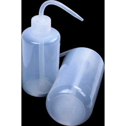 NHBR 2 Pack Plant Flower Succulent Watering Bottle Plastic Bend Mouth Watering Cans Squeeze Bottle 250ML and 500ML