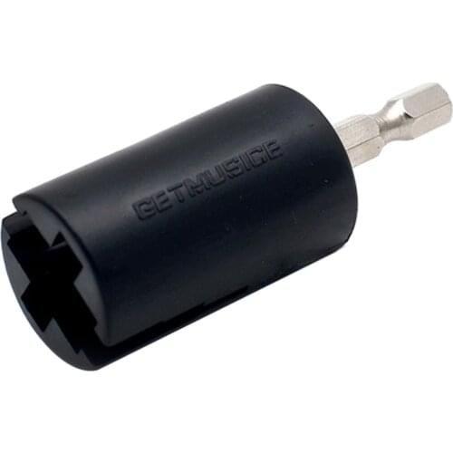 Durable Plastic Metal Guitar Replacement Electric Drill String Winder Plug Peg Puller