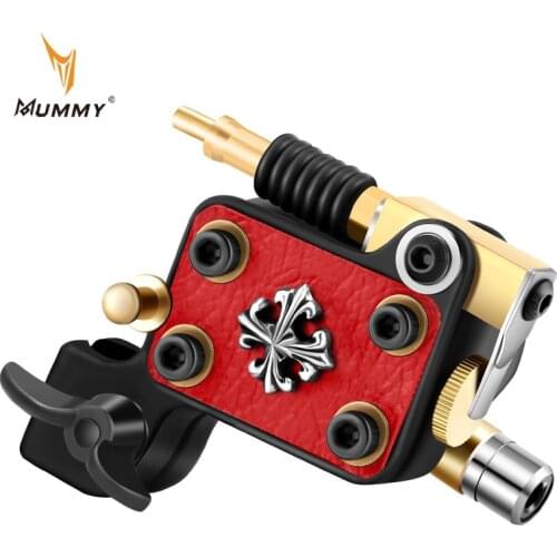 Mummy RCA RotatyTattoo Machine Aluminum Alloy Frame For Shader And Liner Low Energy Consumption But More Power