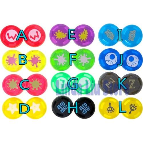 20pcs/lot 3D Analog Joystick Cap Silicone Cover Case for ps4 ps3 ps2 for xbox 360 Controller Button Grips