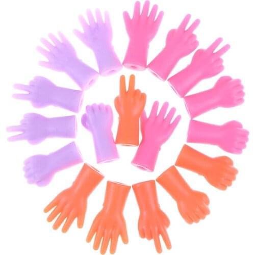 6 Pcs Gesture Shape Knitting Needles Stitch Protectors DIY Weave Knitting And Sewing Non-slip Needle Tip Stopper Tail Buckle