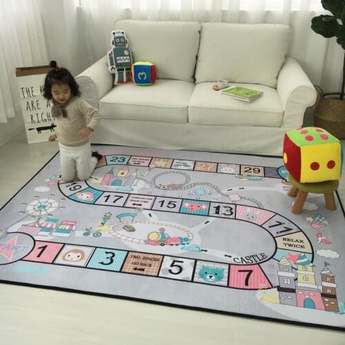 Study Carpets For Living Room Kids Gym Play Game Mat/Rug Baby Toy Pouch Storage Outdoor Pad Organizer Baby Carpet Crawl Blanket