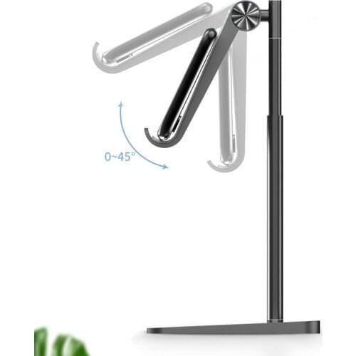 Universal Multifunction Metal mobile phone Table Tripods Stand Bracket Holder T folding telescopic vibrato live broadcast stand