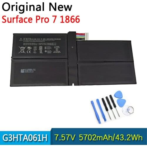 High Quality New Original G3HTA061H Tablet Battery For Microsoft Surface Pro 7 1866 DYNM03 batteries