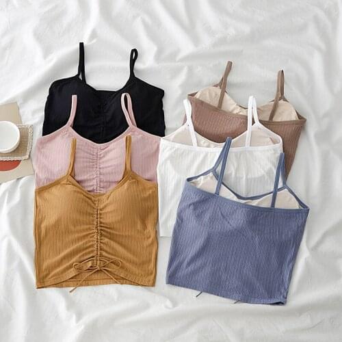 Women for bras sexy tight render condole belt vest female beauty cross back backless multicolor coat net price new underwear