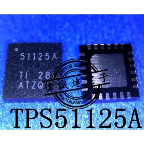 1Pieces New Original TPS51125RGERG4 TPS51125 TPS51125ARGER 51125A QFN24 In Stock Real Picture