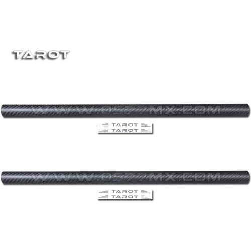 2 pcs Tarot 25MM 3K Pure Carbon Fiber Tube ( 349MM long ) TL96011 for DIY Drone Arm