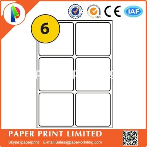 2000 sheets Compatible L7166/J8166 blank matte white label/printing paper for inkjet printer a4 label szie: 99.1X 93.1mm
