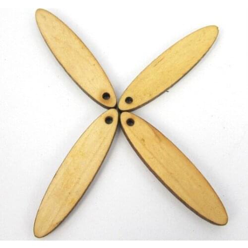 2018 New Arrival 47*10MM Fashion Unfinished Wooden Beads DIY Earring Jewelry Findings 300pcs/lot SMT-422