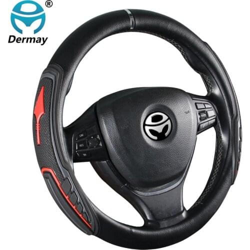 4 Colors Car Steering Wheel Cover 3D Sports Auto Braid on the Steering wheel 37-38 CM M Size Car Styling Volant Funda Volante