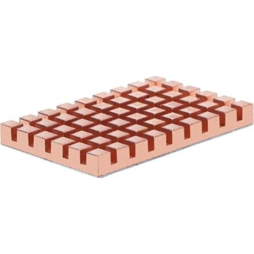 40x26MM Copper Heatsink and 2/3/4MM Thermally Conductive Adhesive for mSATA 5030 msata3.0 Solid State Disk SSD Radiator Coo