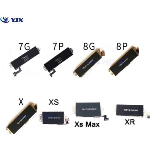 5pcs Motor Vibrator Flex Cables for iPhone XS MAX XR X 8P 8 7P 7 Vibration Internal Module Apple Phone Replacement Spare Parts