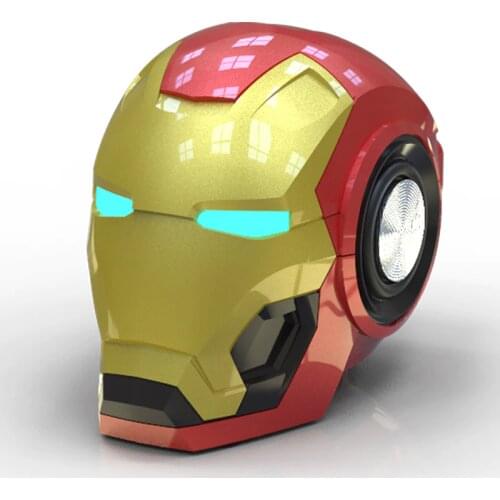 Iron Man Wireless Bluetooth Speaker rbass Cartoon Portable with TF FM stereo Music surround Loudspeaker for xiaomi huawe