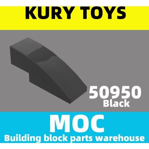 Kury Toys DIY MOC For 50950 100pcs Building block parts For Slope, Curved 3 x 1