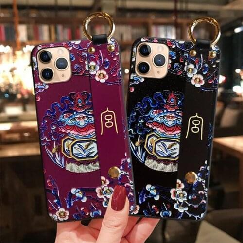 Beauty 3D Embossed Phone Case For Xiaomi Redmi POCO X2 F2 Pro Note 7 8 9 Pro 8T 7A 8A 10 9 8 Lite 9T 9Tpro Soft Wrist Matte