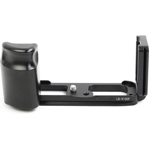Camera L Bracket Mount Hand Grip for Fujifilm Fuji X100V /X100F Camera Metal Skidproof Quick Release Mount L Plate Accessories
