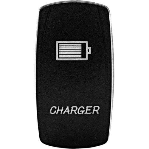 Laser Rocker Switch Universal On/Off - 12 Volt Car marine rocker switch 5-pin ON/OFF Switch CHARGER SYMBOL