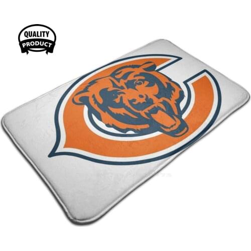 Bears - Chicago Soft House Family Anti-Slip Mat Rug Carpet Logo