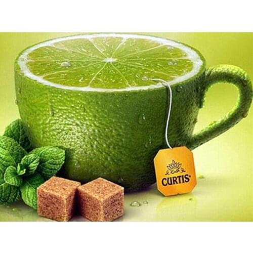 SenyuArt 5D DIY Diamond Painting Full Round Square Fruit Lemon Cup Picture Mosaic Embroidery Paiting Cross Stitch Kit Home Decor