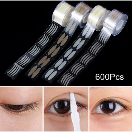 New 300 Pairs Invisible Breathable Fiber Double Eyelid Tape Adhesive Tool Eye Lift Strips Lace Stickers Eye Makeup Tools