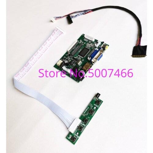 Fit LTN156AT02-101/A01/A02/A03/A04/A11/B01/B02/B03/B04 2AV VGA LVDS LED LCD panel 1366*768 40-Pin monitor control board kit