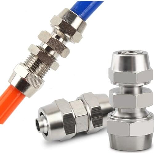 PU PG pneumatic quick-tightening joint series pneumatic joints for 4/6/8/10/12/14/16mm hose air pipe quick joints