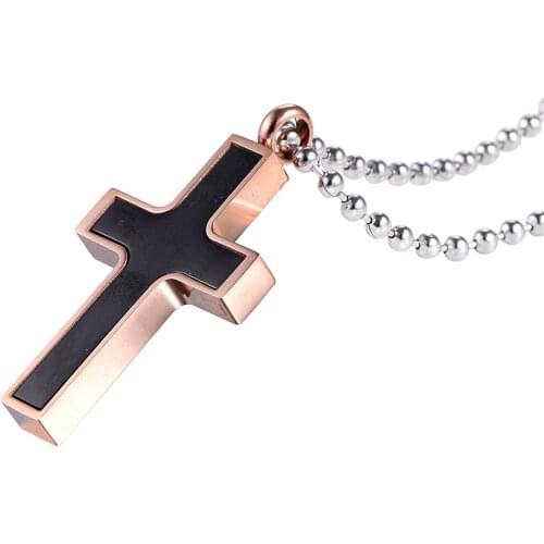 Religious Prayer Cross Cremation Urn Necklace Ashes Keepsake Pendant for Ash Holder Stainless Steel Memorial Jewelry