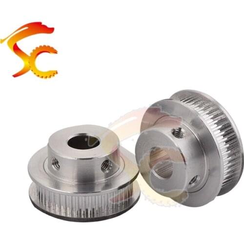 10pcs MXl 46 teeth MXl Timing Pulley 46 teeth Bore 9.5mm for width 6mm MXL Timing Belt Small backlash MXL Belt