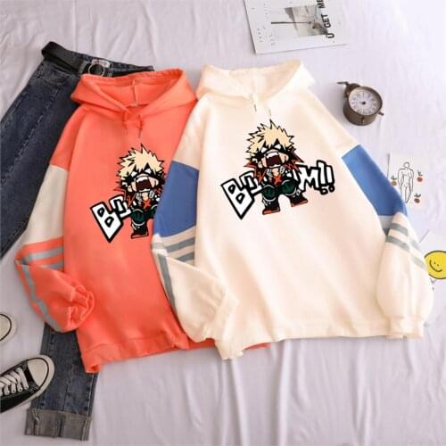 Anime My Hero Academia Printed Hoodies Sweatshirts Men / Women Unisex Streetwear Winter Pullover Harajuku Fashion Clothes