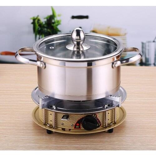 Portable Outdoor Cassette Stove Camping Gas Burner Camping Gas Stove Hiking Portable Propane Stove BBQ Single Burner Gas Stove 4