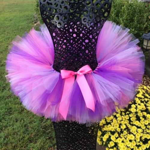 Colorful Baby Tutu Skirts Infant Toddler Girls Ballet Dance Pettiskirts Underskirts with Ribbon Bow Kids Party Costume Skirts