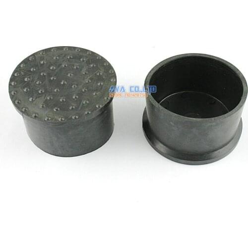 12 Pieces 48mm Round Rubber Furniture Chair Table Leg Cover Floor Protector