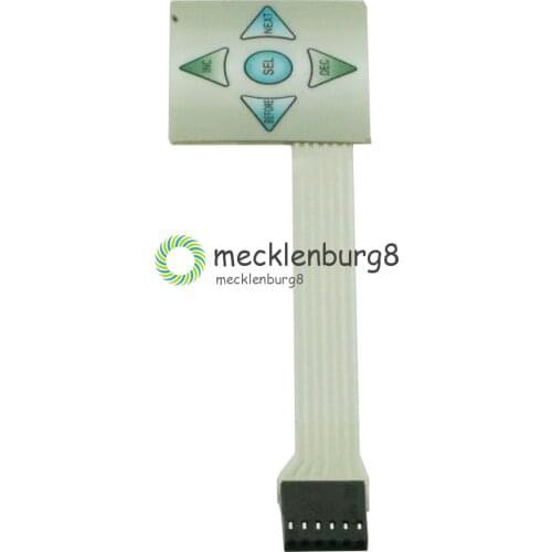 1x5 Matrix Array 5Key Membrane Switch Keypad Keyboard 1*5 Keys Control Panel for Aduino